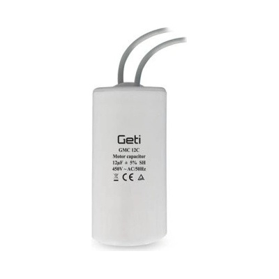 Kondenzátor rozběhový motorový 12uF 450V GETI GMC 12C