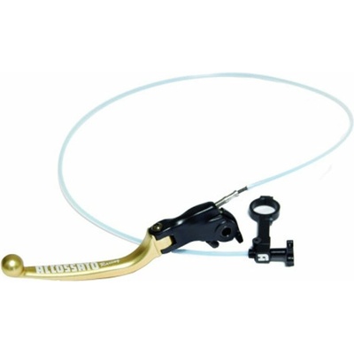 ACCOSSATO Brake lever folding ACCOSSATO RA002 with integrated remote adjuster for original brake master cylinders zlatá