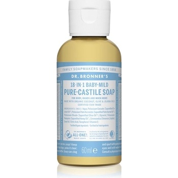 Dr. Bronner's Bez vône-Baby-Mild tekuté mydlo 59 ml