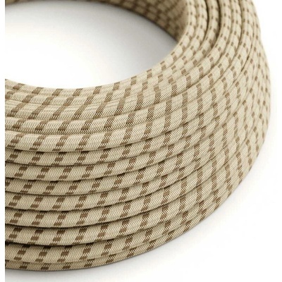 Creative Cables RD53 3x0,75mm² pruhy kůra 1 m