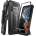 SUPCASE Противоударен Калъф за Samsung S23 Plus, Supcase Unicorn Beetle Pro, Черен (843439121386)
