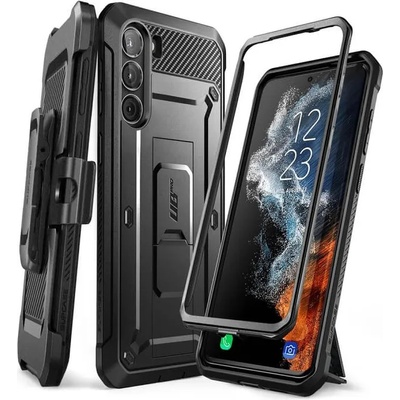 SUPCASE Противоударен Калъф за Samsung S23 Plus, Supcase Unicorn Beetle Pro, Черен (843439121386)