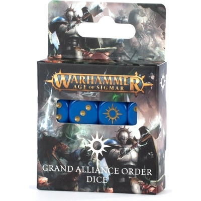 Games-Workshop Kocky Warhammer Age of Sigmar Grand Alliance Order Dice 16 ks