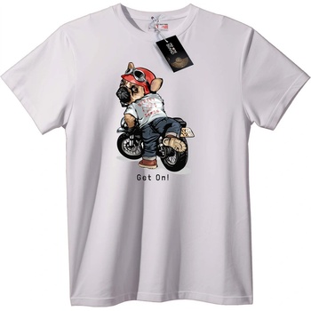 NOONEBRAND Тениска Байкер куче - XS, Black