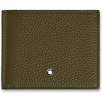 Montblanc Peněženka Grain 4 cc kapsa na mince khaki