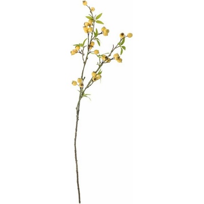Umělá květina výška 84 cm HAWTHORN Bloomingville - žlutá