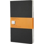 Moleskine QP316 Cahier softcover lined notebook 13x21 cm 3pcs (7500094001)
