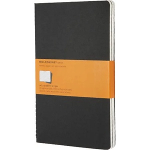Moleskine QP316 Cahier softcover lined notebook 13x21 cm 3pcs (7500094001)