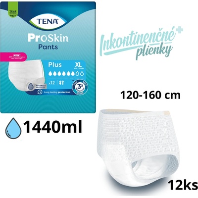 TENA Pants Plus XL 12 ks