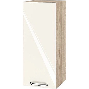 Image 1 of ИРИМ Горен кухненски шкаф Сити АРФ-Крийм гланц-11-1 30 см