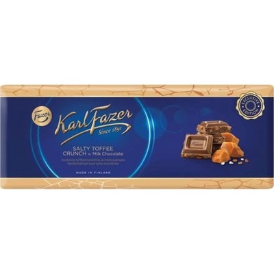 Fazer Salty Toffee Crunch Milk Chocolate 250 g