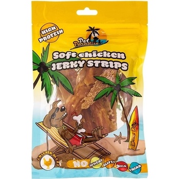 Pet Paradise Soft Chicken Jerky Strips 75 g