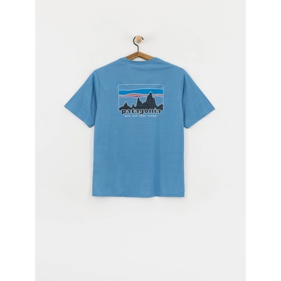 Patagonia triko Cap Cool Daily Shirt shore blue light shore blue x-dye