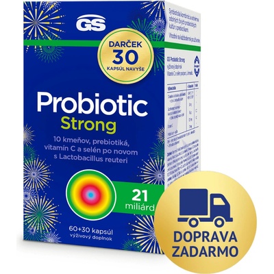 GS Probiotic Strong 60 kapsúl + 30 kapsúl