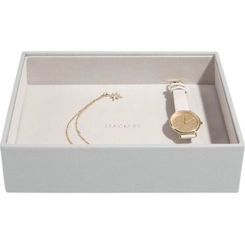 Stackers Ковчеже за бижута Stackers отварящо се cлassic каменносиво (74494)