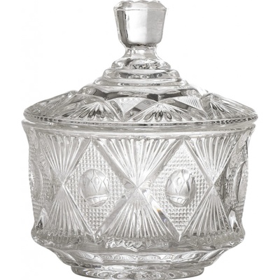 Bloomingville Skleněná dóza Ninya Clear čirá barva sklo 460 ml