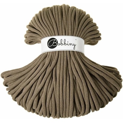 Bobbiny Jumbo 9 mm 100 m Coffee Šňůra