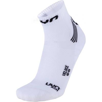 UYN Veloce Running Socks White Black