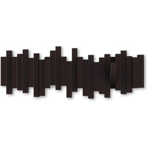 Umbra Тъмнокафява пластмасова закачалка за стена Sticks - Umbra (318211-213)