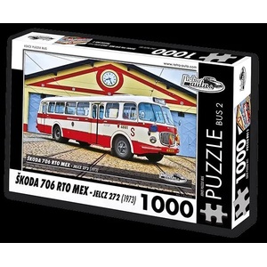 Retro cars - Puzzle Skoda 706 RTO MEX (1973) 1000 - 1 000 piese