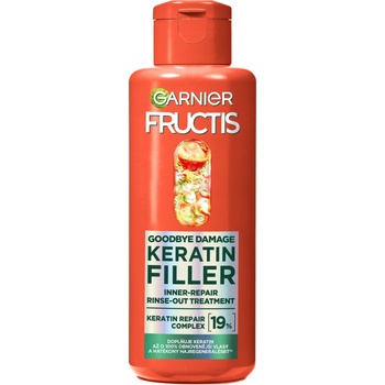 Garnier Fructis Goodbye damage keratin filler posilňujúci oplachovacia starostlivosť 200 ml