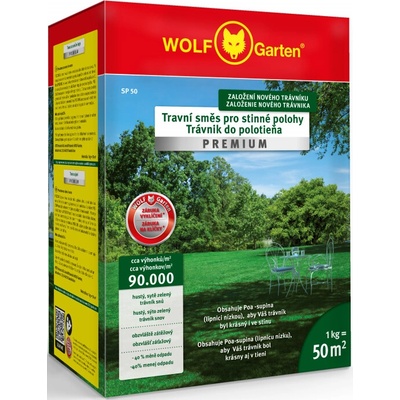 WOLF-Garten Trávne osivo SP 50 TRÁVNIK DO TIEŇA PREMIUM