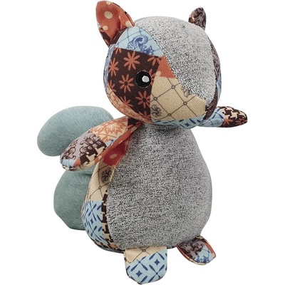 Nobby hračka pro psy Veverka Patchwork 20 cm