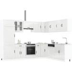 vidaXL Комплект кухненски шкафове от 14 части Lucca, инженерно дърво (3314983)