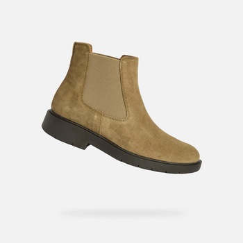 Geox Бежови дамски обувки за глезена Geox Spherica EC1 Geox | Bezhov | ЖЕНИ | 36