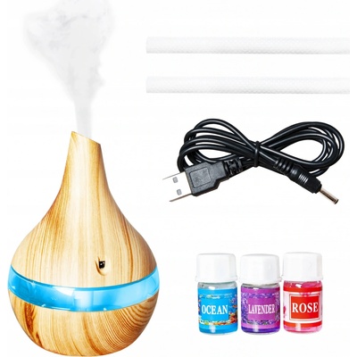 Malatec Ultrasonický USB aromatický světle hnědý 300 ml