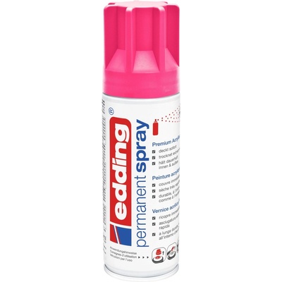 Edding 5200 barevný akrylový sprej 200 ml neonově růžová matná