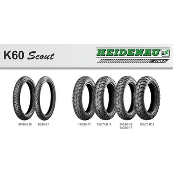 Heidenau K60 Scout 140/80 R17 69T