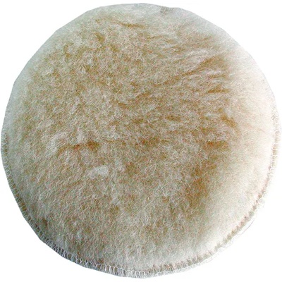 Extol полиращ диск, бял, агнешка кожа (вълна); 125 mm, за шлайфмашини 407201, 8894201 и 8894202