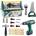 LEAN Toys DIY Tool Kit in Box Battery-Powered Drill 14 pcs