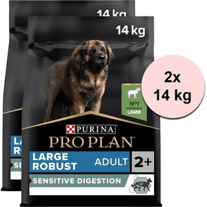 PRO PLAN LARGE ADULT Robust Sensitive Digestion агнешко 2 x 14 кг