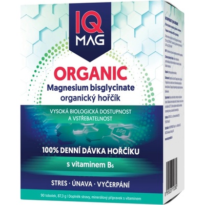 IQ Mag Organic Magnesium+vit.B6 90 tablet