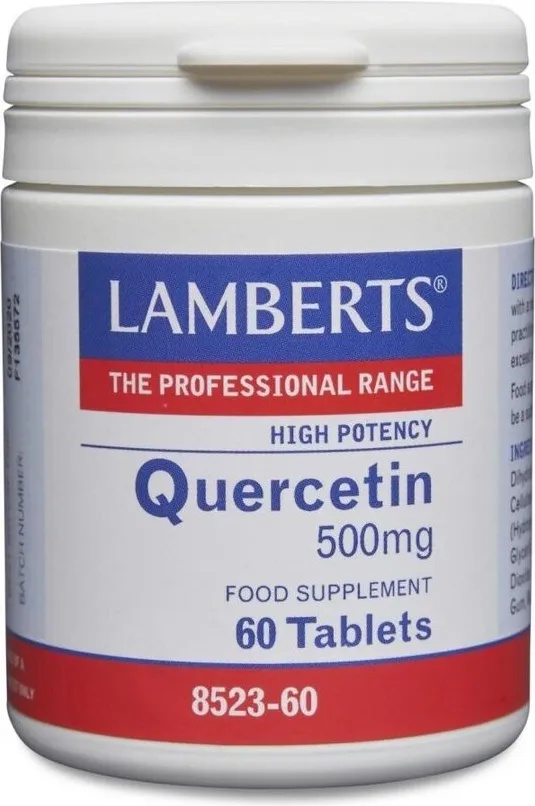 LAMBERTS Хранителна добавка Кверцетин , Lamberts Quercetin 500mg 60tabs