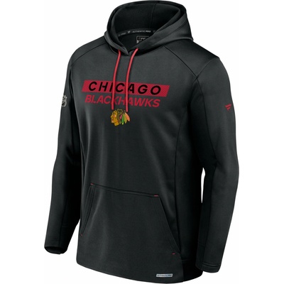 Fanatics Pánska mikina Chicago Blackhawks AP Rink Poly Fleece Pullover Hood