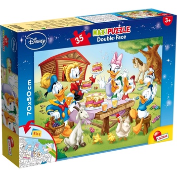 Lisciani Двулицев пъзел Lisciani - Mickey Mouse, 35 части (LI48199)