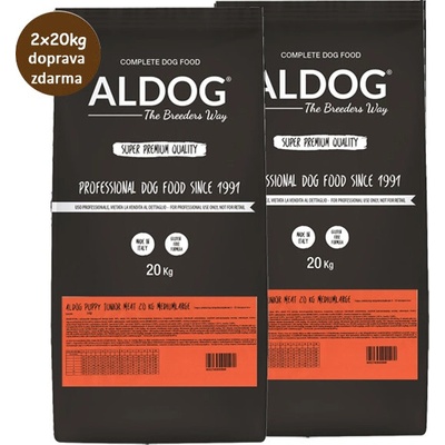 Aldog by Freedog Puppy Medium&Maxi Multiprotein Meat 2 x 20 kg