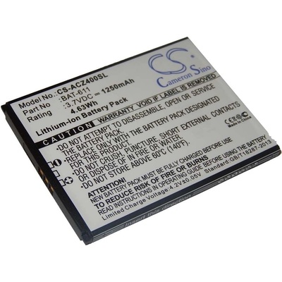 VHBW Батерия за Acer Liquid Z4 / Z140 / Z160, 1250 mAh (800106930)