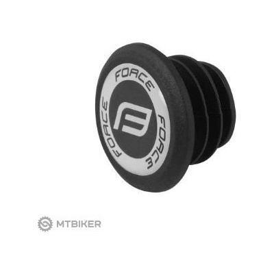 FORCE zátka PVC s logem do řídítek 1 ks