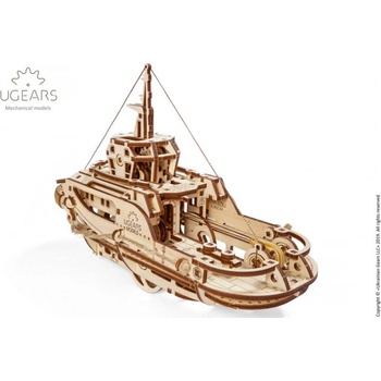 Ugears 3D Puzzle Remorker – Tougboat 169 ks