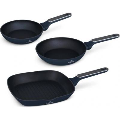 BERLINGERHAUS Sada pánví s titanovým povrchem 3 ks Deep Sea Collection BH-8380