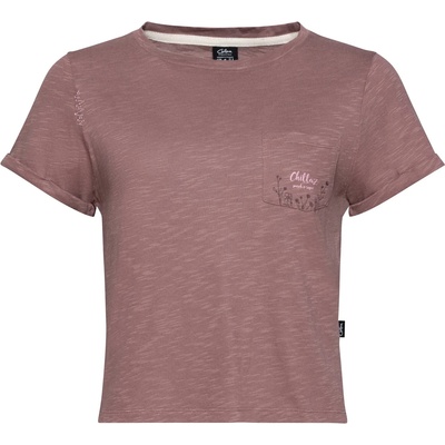 Chillaz Дамска тениска Chillaz Women's Grosetto Search & Respect T-shirt - Wine - размер 42 (EU) (916-6245-0316)