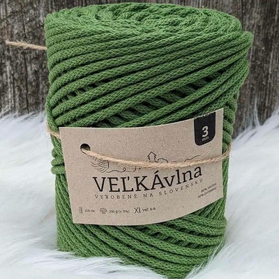 Velká vlna Špagát 3mm Avokádo