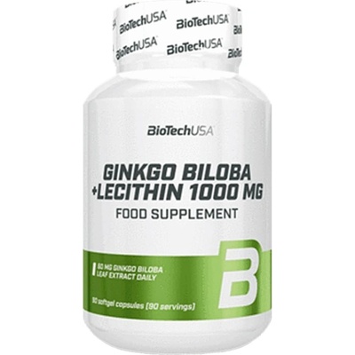 BioTechUSA Ginkgo Biloba with Lecithin 1000 mg [90 Таблетки]