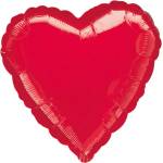 Amscan Фолиев джъмбо балон червено Сърце