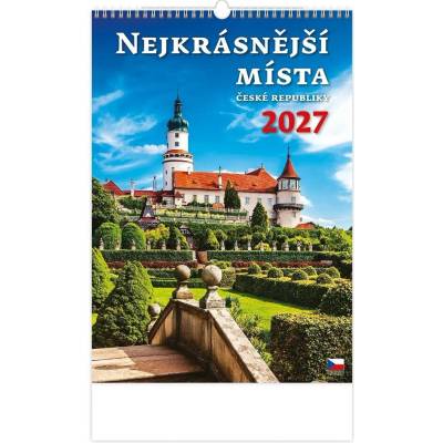 Helma nástěnný Nejkrásnější místa České republiky 31,5 × 45 cm 2027