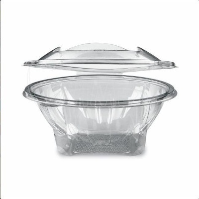Plastová miska kulatá průhledná s víčkem 1000 ml (PET) (50 ks)